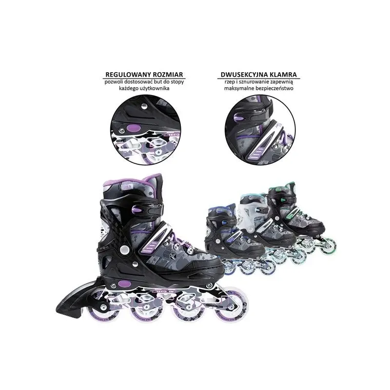 NA1118 A GREEN РОЛИКОВЫЕ КОНЬКИ РАЗМЕР M NILS EXTREME