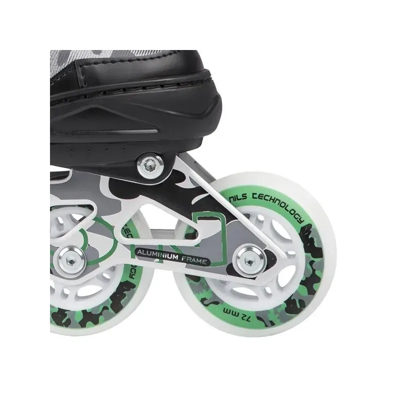 NA1118 A GREEN РОЛИКОВЫЕ КОНЬКИ РАЗМЕР M NILS EXTREME
