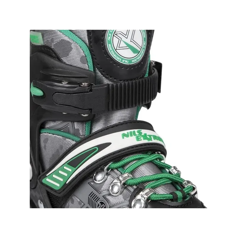 NA1118 A GREEN РОЛИКОВЫЕ КОНЬКИ РАЗМЕР M NILS EXTREME