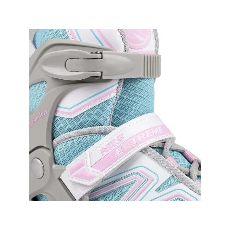 NA14169 A СИНЕ-СЕРЫЕ РЯДНЫЕ КОНЬКИ РАЗМЕР L NILS EXTREME