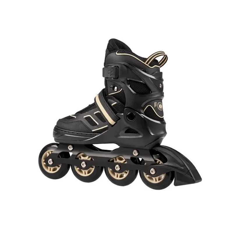NA14174 A ЧЕРНО-БЕЖЕВЫЕ РОЛИКОВЫЕ КОНЬКИ РАЗМЕР S NILS EXTREME