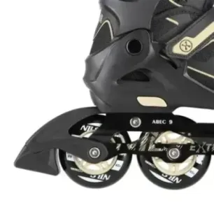 NA14174 A ЧЕРНО-БЕЖЕВЫЕ РОЛИКОВЫЕ КОНЬКИ РАЗМЕР M NILS EXTREME