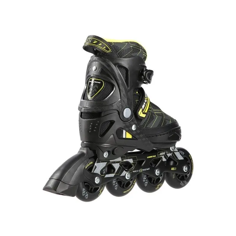 NA11002 BLACK/YELLOW S(31-34)) IN-LINE RUISID NILS EXTREME