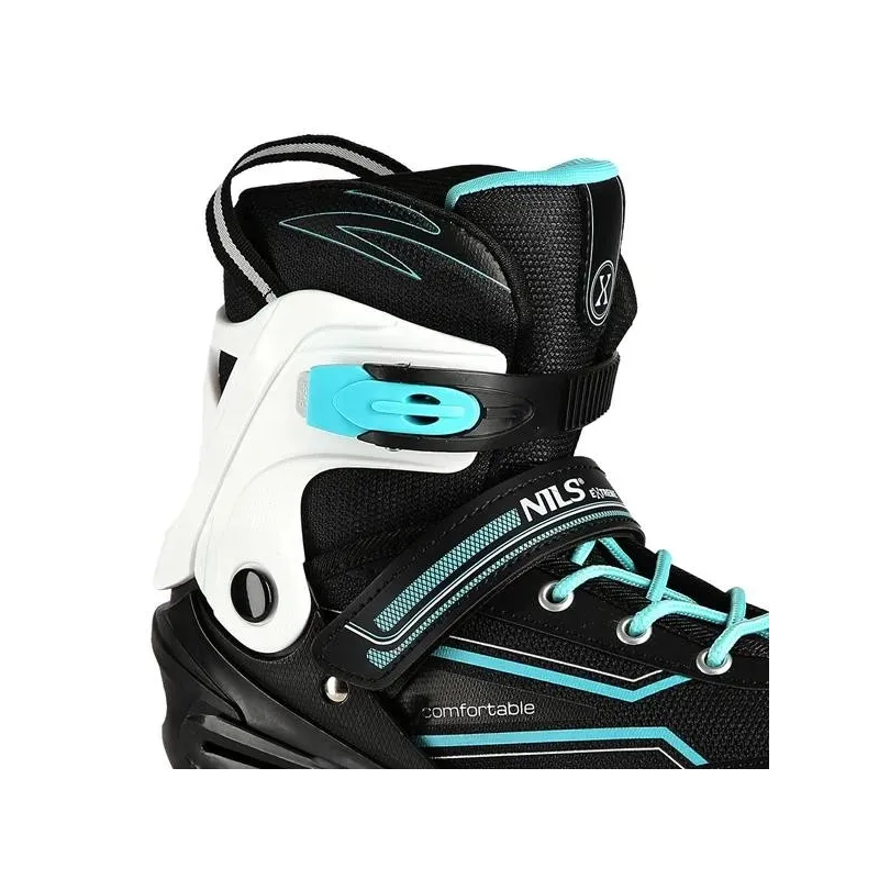 NA1169A БИРЮЗОВЫЙ РАЗМЕР M(35-38) РИНЕЙНЫЕ КОНЬКИ NILS EXTREME