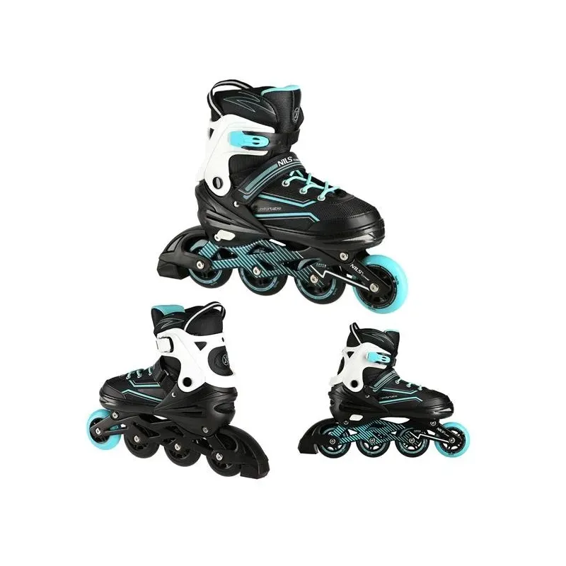 NA1169A БИРЮЗОВЫЙ РАЗМЕР L(39-42) РОДИОВЫЕ КОНЬКИ NILS EXTREME