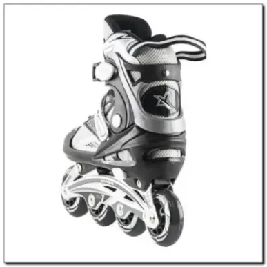 NA0326 A ЧЕРНЫЕ РОЛИКОВЫЕ КОНЬКИ РАЗМЕР S (30-33) NILS