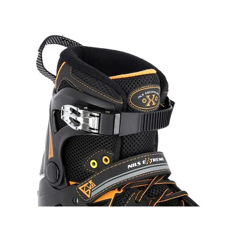 NA9022 MUST/ORANŽ, SUURUS 43 IN-LINE RUISID NILS EXTREME