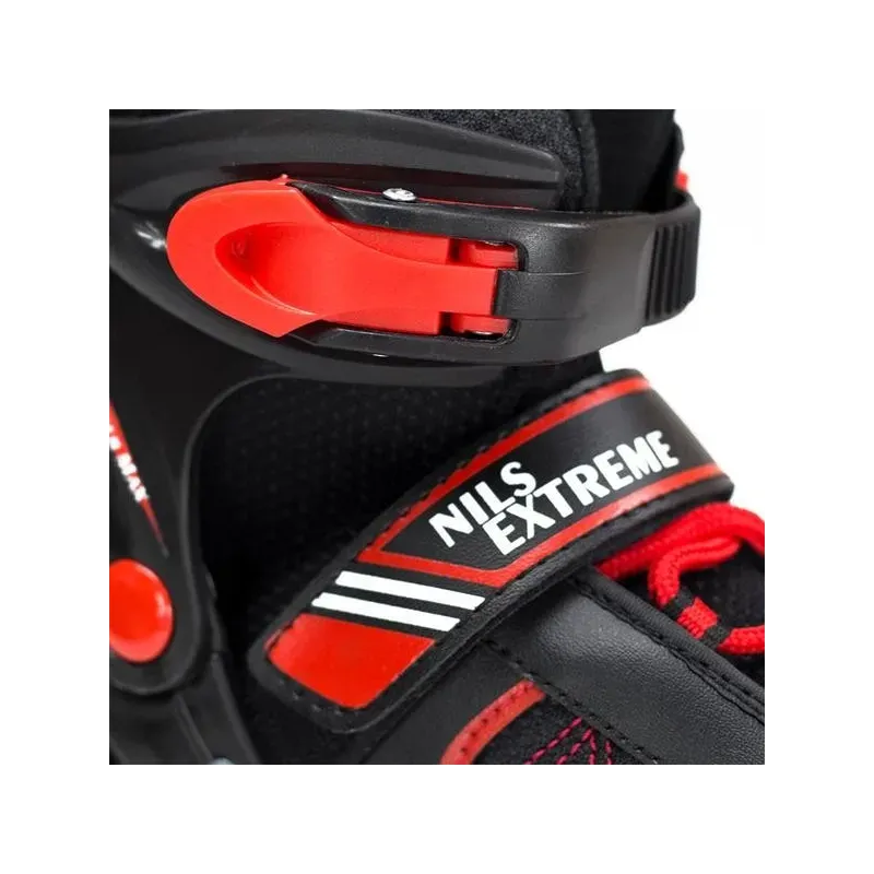 NH7103 A ЧЕРНО-КРАСНЫЕ ХОККЕЙНЫЕ КОНЬКИ РАЗМЕР M NILS EXTREME