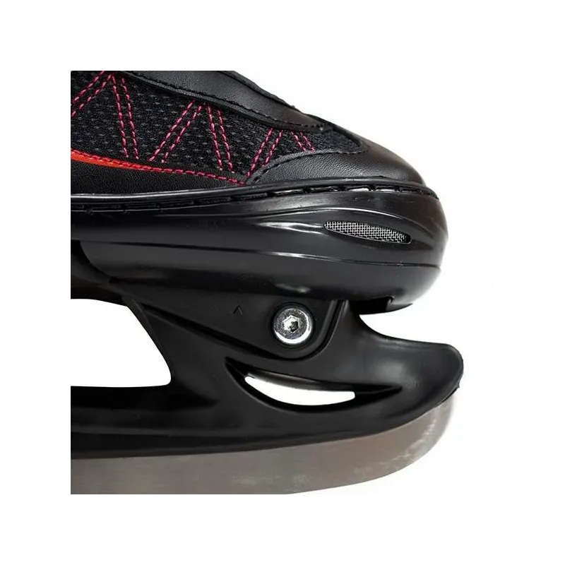 NH7103 A ЧЕРНО-КРАСНЫЕ ХОККЕЙНЫЕ КОНЬКИ РАЗМЕР L NILS EXTREME