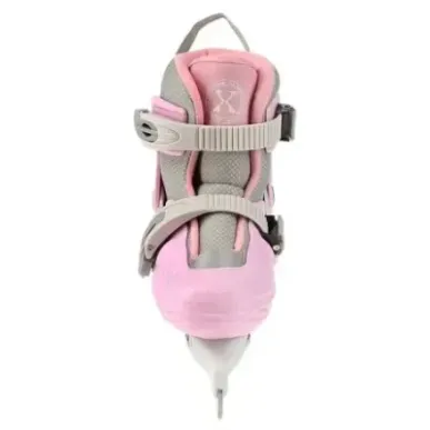 NH11901 A СЕРО-РОЗОВЫЕ ХОККЕЙНЫЕ КОНЬКИ РАЗМЕР XS(26-29) NILS EXTREME