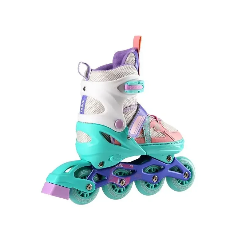 РИСОВЫЕ КОНЬКИ NJ1828A БЕЛЫЕ-МЯТНЫЕ РАЗМЕР M(35-38) NILS EXTREME