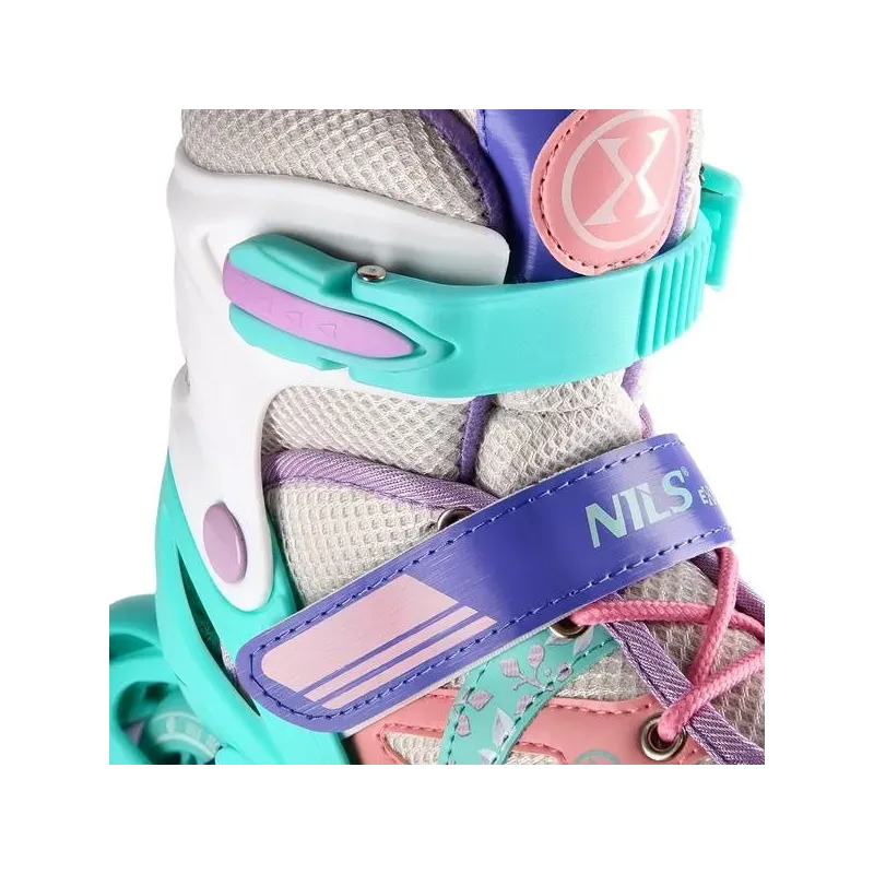 NJ1828A VALGE-MINT SUURUS M (35-38) IN-LINE RUISID NILS EXTREME