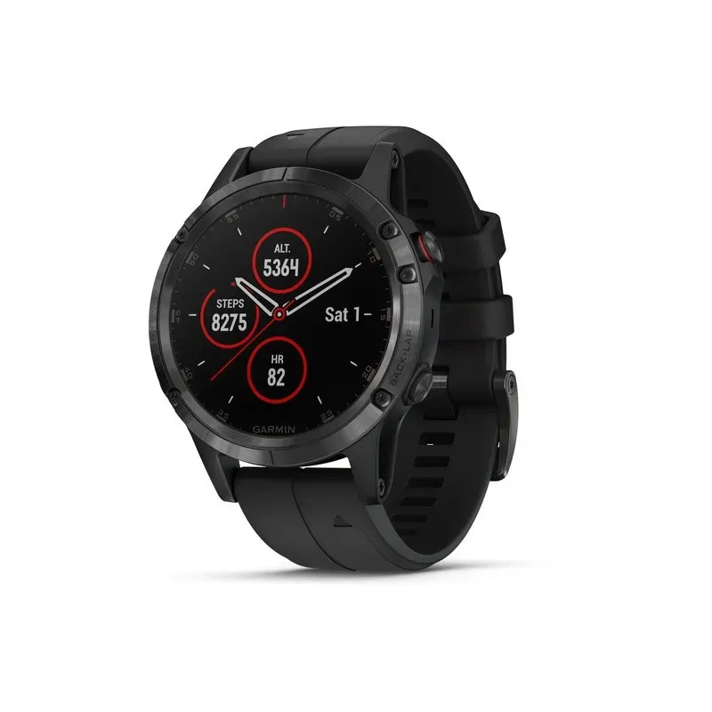 fenix 5 Plus,Sapphire,Black w/Blk Band,GPS Watch,EMEA