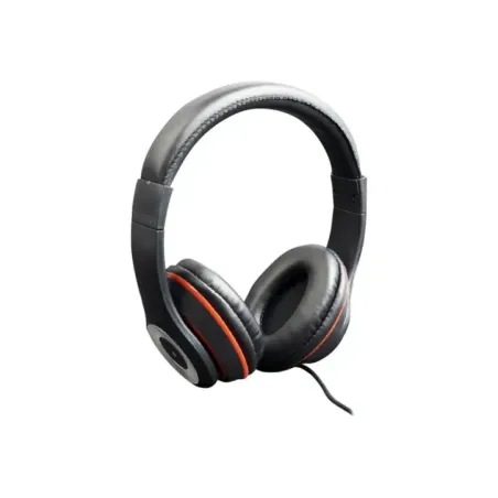 Gembird Stereo headset, &quotLos Angeles&quot + microphone, passive noise canceling Black