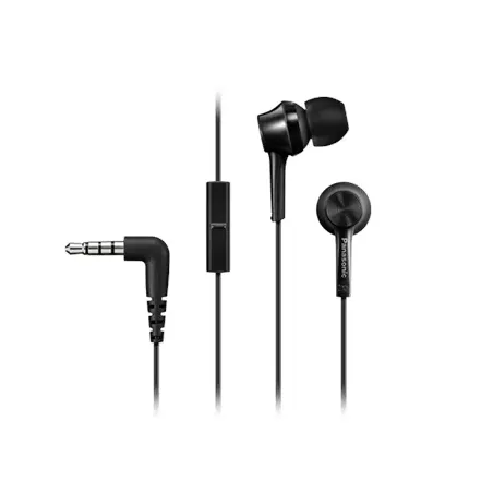 Panasonic Canal type RP-TCM115E-K Wired In-ear Microphone Black