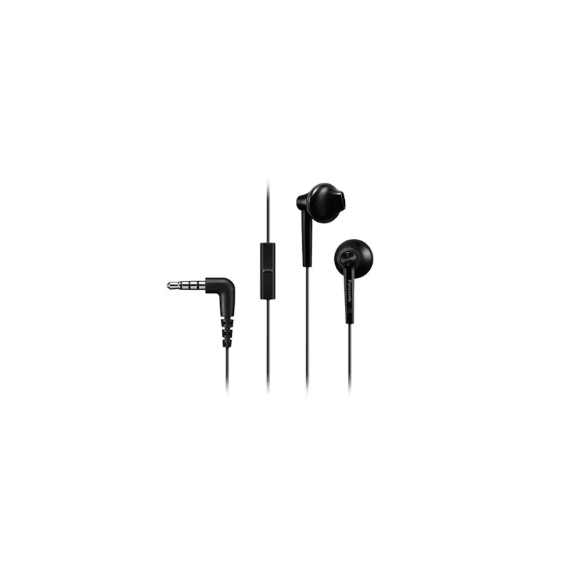 Panasonic Headphones RP-TCM55E-K Wired In-ear Microphone Black