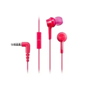Panasonic Canal type RP-TCM115E-P Wired In-ear Microphone Red
