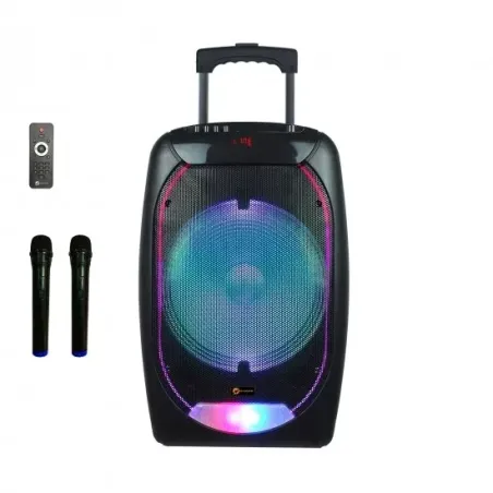 N-Gear Bluetooth speaker The Flash 1210 300 W Bluetooth Black Wireless connection