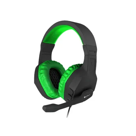 GENESIS ARGON 200 Gaming Headset, On-Ear, Wired, Microphone, Green Genesis ARGON 200 Wired On-Ear