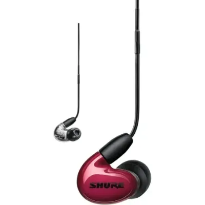 Shure 3BA Earphone, Red W/MODEL:RMCE-UNI Shure