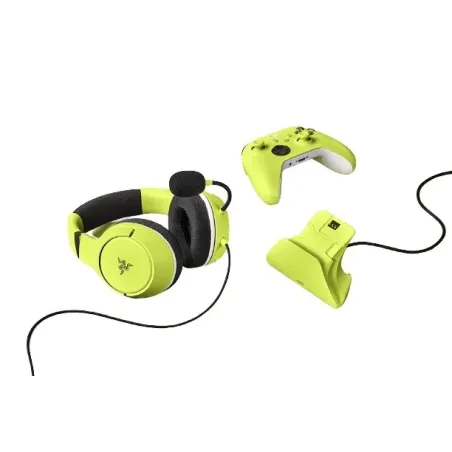 Razer Gaming Headset Kaira X and Charging Stand for Xbox Controller Duo Bundle Wired Over-Ear