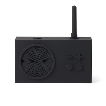LEXON FM radio and wireless speaker TYKHO3 Wireless connection Pure Black Bluetooth