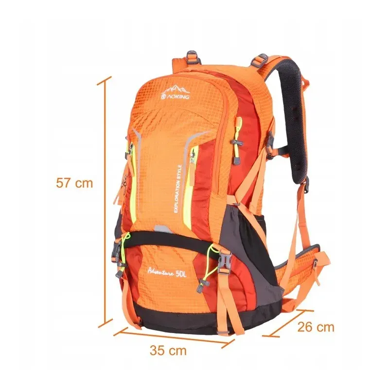 Matkaseljakott Aoking 50L Orange eemaldatava raamiga Matkaseljakott Aoking 50L Orange eemaldatava raamiga