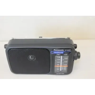 SALE OUT. Panasonic RF-2400DEG-K Portable Radio, DAMAGED PACKAGING Panasonic Portable Radio RF-2400DEG-K