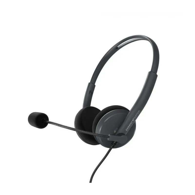 Energy Sistem Headset Office 2 Anthracite, On-ear, 3.5mm plug, retractable boom mic. Energy Sistem Wired Earphones |