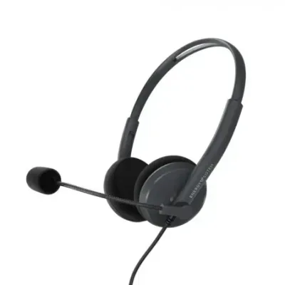 Energy Sistem Headset Office 2 Anthracite, On-ear, 3.5mm plug, retractable boom mic. Energy Sistem Wired Earphones |