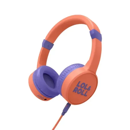 Energy Sistem Lol&ampRoll Pop Kids Headphones Orange (Music Share, Detachable Cable, 85 dB Volume Limit, Microphone) |