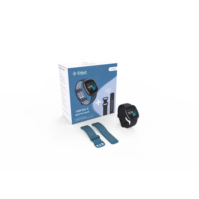Versa 4 (EU Bundle) Smart watch NFC GPS (satellite) AMOLED Touchscreen Activity monitoring 24/7 Waterproof