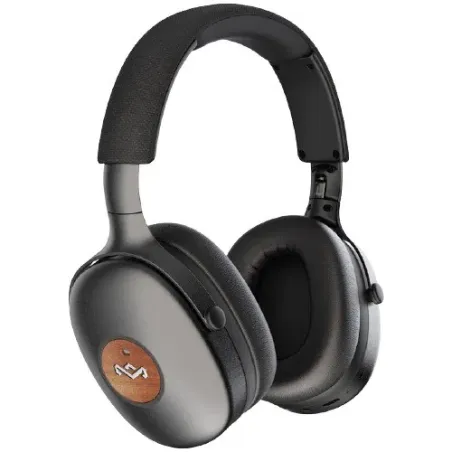 Marley Positive Vibration XL ANC Headphones, Over-Ear, Wireless, Microphone, Signature Black Marley Headphones |