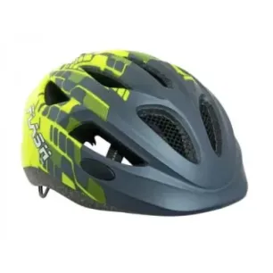 Author Helmet Flash Inmold X8 matt 51-55cm (171 grey/yellow-neon-matt)
