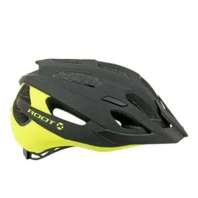 Author Helmet Root Inmold X0 52-57cm (203 black/yellow-neon-matt)