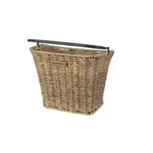 Jalgratta esikorv Basil Bremen Rattan Look KF, Seagrass, helepruun