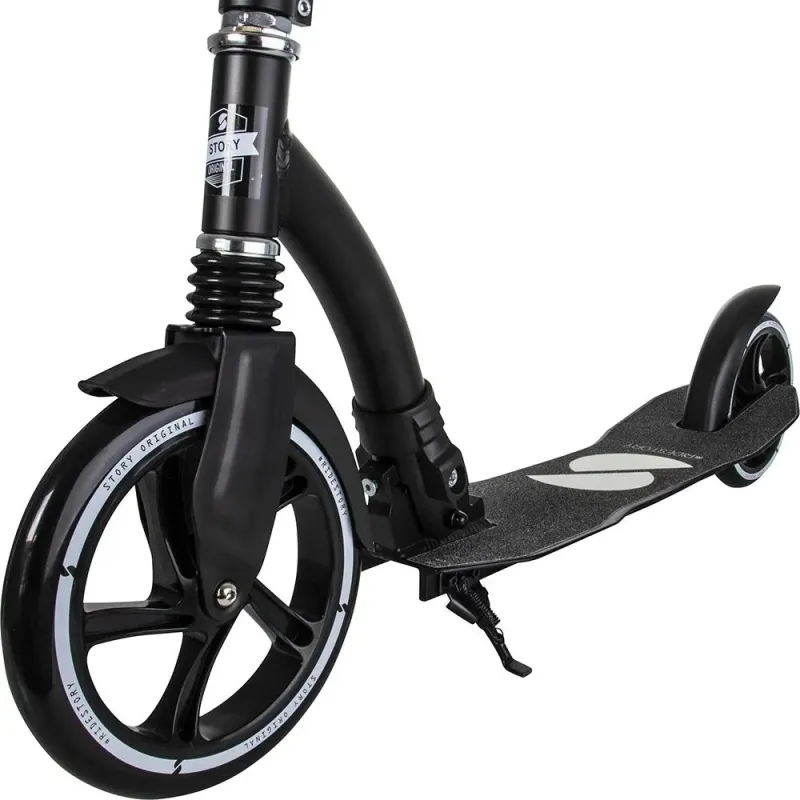 Самокат с большими колесами Story Retro Ride, амортизация переднего