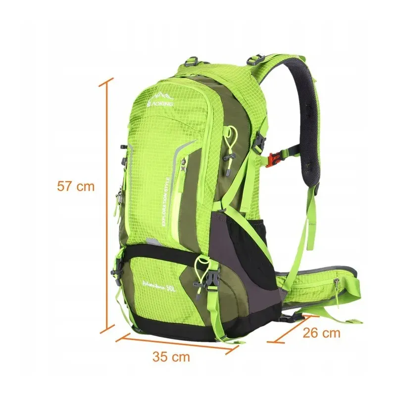 Походный рюкзак Aoking 50L Green с вентилируемой рамой Походный рюкзак Aoking 50L Green с вентилируемой рамой