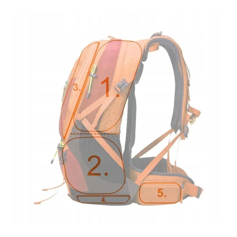 Походный рюкзак Aoking 50L Orange с вентилируемой рамой