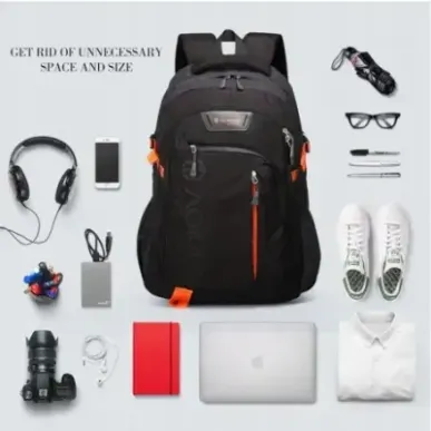 Бизнес рюкзак для ноутбука Aoking CITY SN57 15,6&quot Black/Orange