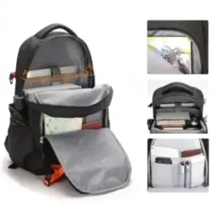 Aoking CITY SN57 sülearvuti seljakott 15,6&quot Must/Oranž