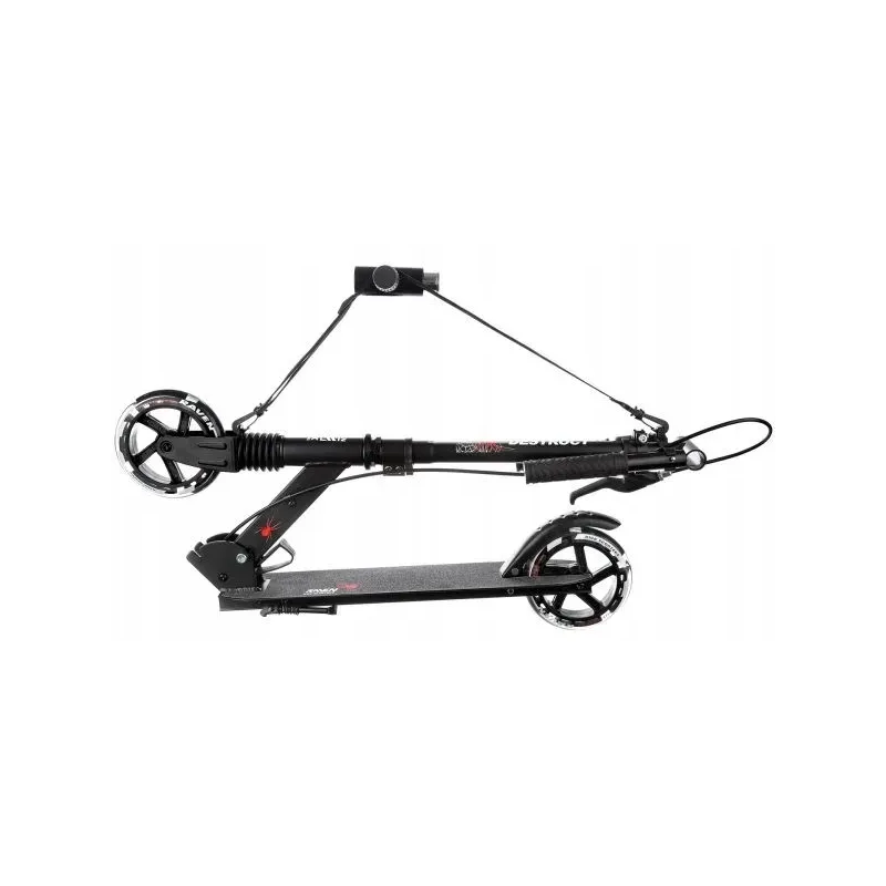 Складной самокат Raven Destruct 145мм c ручным тормозом,LED колеса