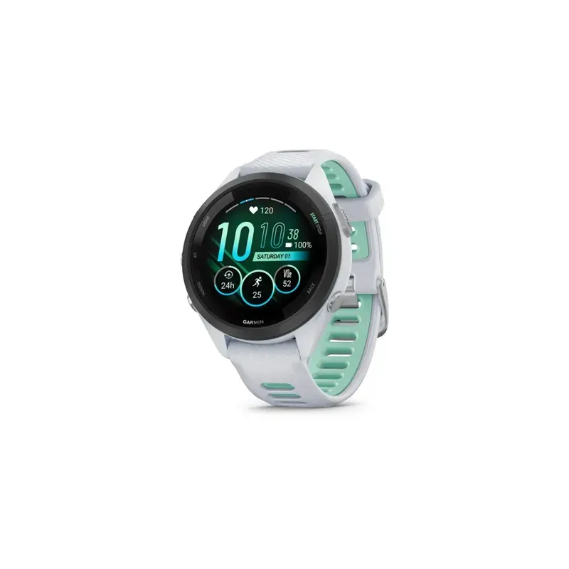 Garmin Forerunner 265s Music Smart Watch, White