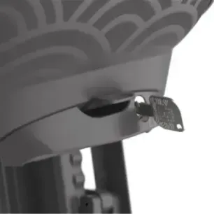 URBAN IKI Rear carrier seat BLACK/BROWN key lock