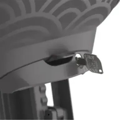 URBAN IKI Rear frame seat BLACK/BROWN key lock