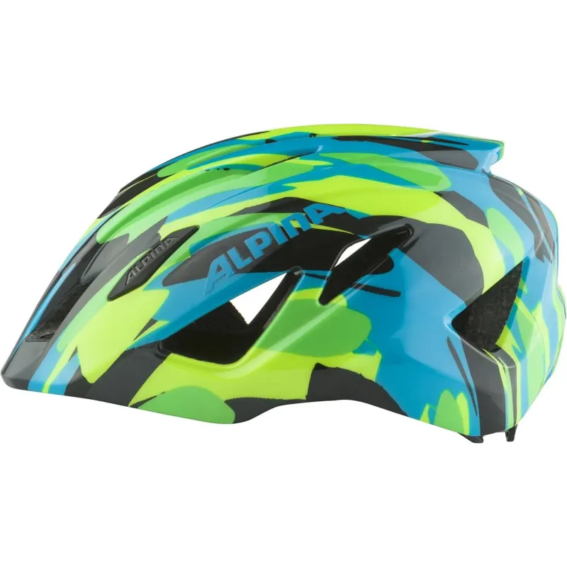 ALPINA PICO bike helmet NEON-GREEN BLUE GLOSS 50-55