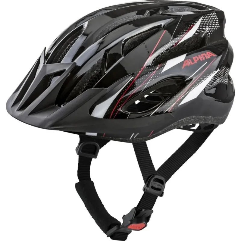 Bike helmet Alpina MTB17 black-white-red 54-58