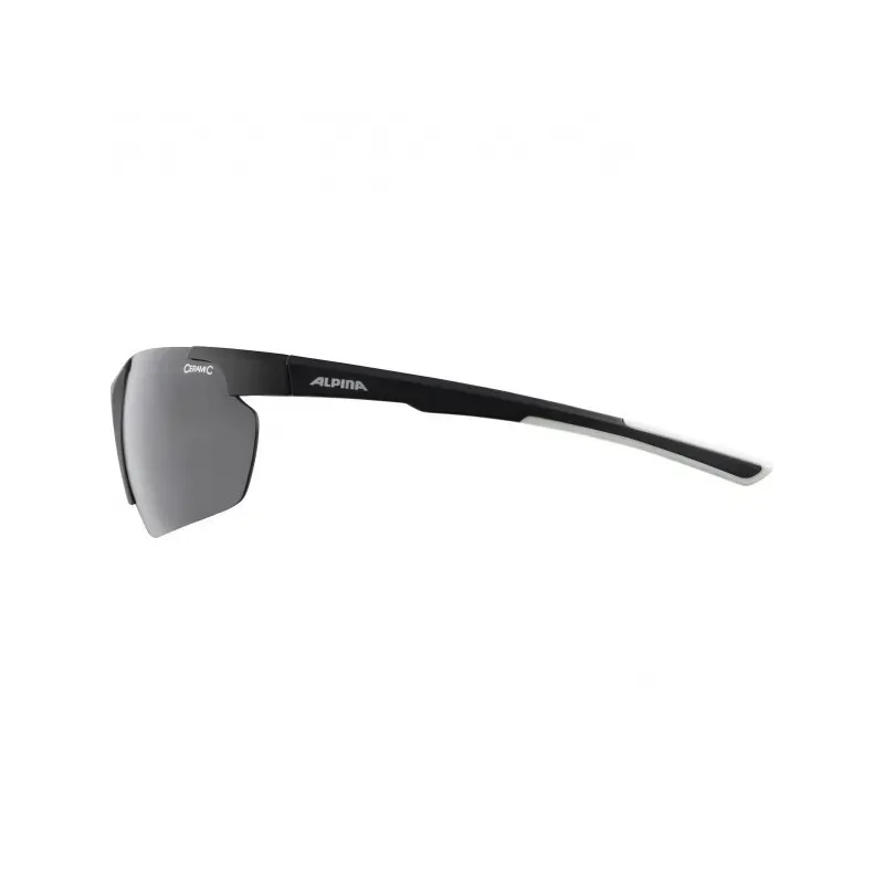 Alpina Sports DEFEY HR Running glasses Semi rimless Black, White