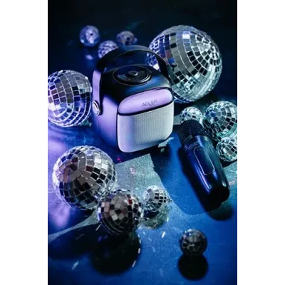 Adler AD 1199 black Karaoke speaker with microphone - SD/USB/AUX/Bluetooth