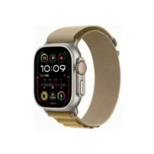 Apple Watch Ultra 2 GPS + Cellular 49mm Natural Titanium Case with Tan Alpine Loop - Medium
